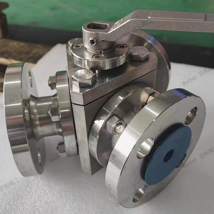 Y-type three-way ball valve