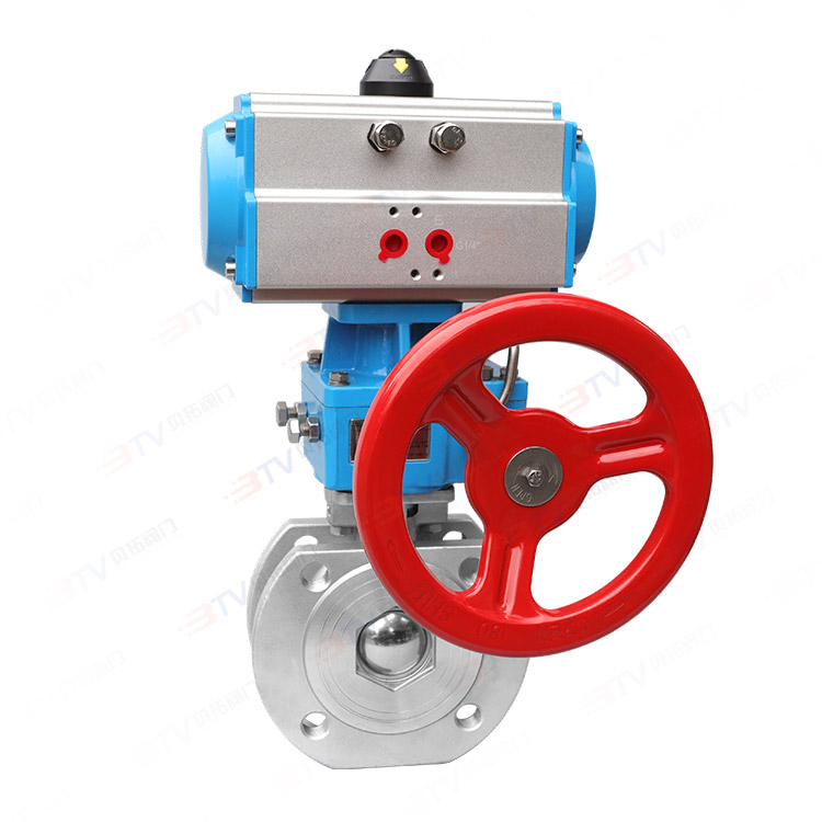 Pneumatic flange ball