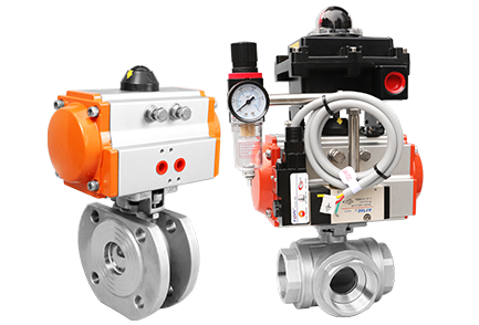 Pneumatic ball valve 
series